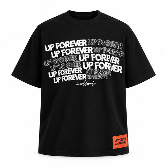 UP FOREVER T SHIRT - BLACK
